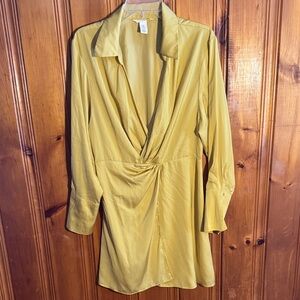 H&M Yellow Mini Dress